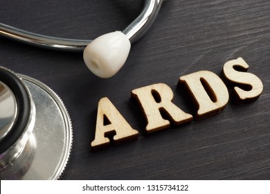 Diagnosis Acute Respiratory Distress Syndrome ARDS And Stethoscope.