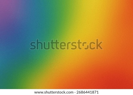 Diagonal Rainbow Gradient with Subtle Grain Texture Background spectrum color