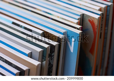 Diagonal row of books