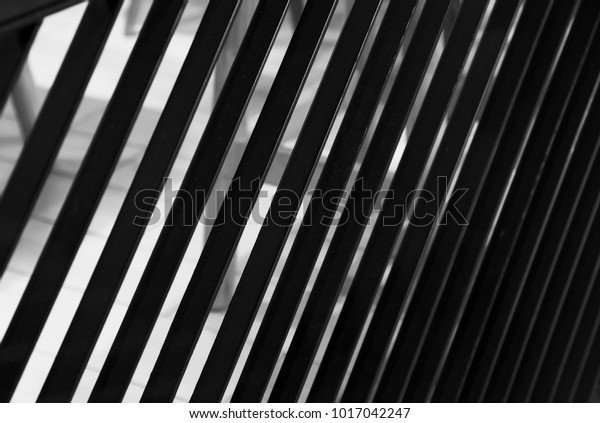 \
\
Diagonal\
stripe lines, straight lines with gradient effect of metal fence\
partition in black and white\
background