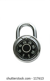 dial lock, closed - Shutterstock ID 117613