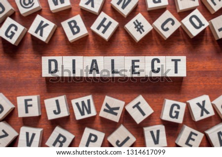 DIALECT word concept