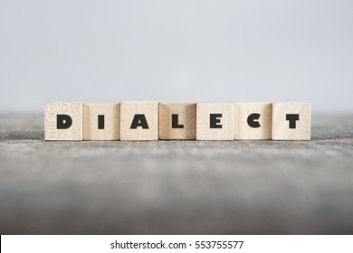 DIALECT word made with building blocks