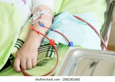 Dialysis Connected To The Hospital 