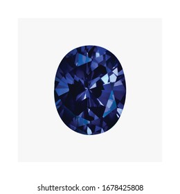 Diamond Created Sapphire Blue Shape Cushion Emerald Heart Marquise Octagon Checkerboard Oval Pear Square Trillion - Shutterstock ID 1678425808