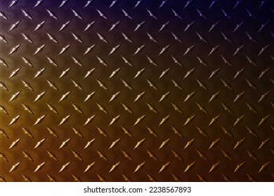 diamond embossed steel sheet as background. colored metal texture - Shutterstock ID 2238567893