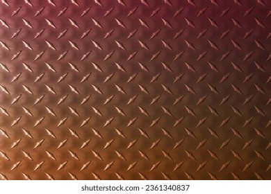diamond embossed steel sheet as background. colored metal texture - Shutterstock ID 2361340837