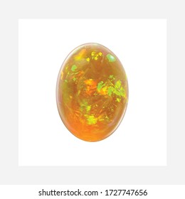 Diamond Ethiopian Opal Shape Gemstone