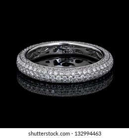 Diamond Micro Pave Eternity Ring