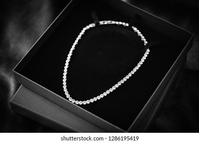 Diamond Necklace In Box