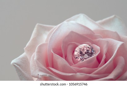 diamond rose flower