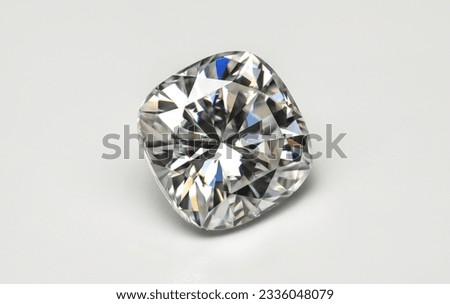 Diamond on the white background