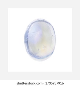 Diamond Rainbow Moonstone Shape Gem