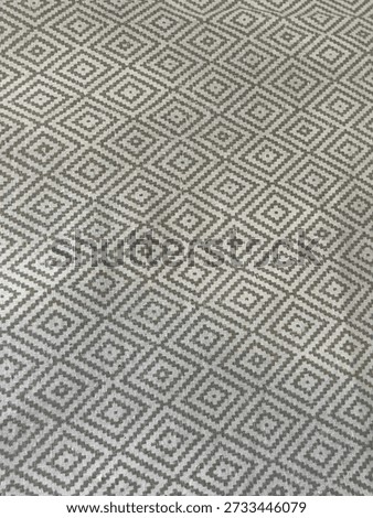 Diamond recurring pattern bedding closeup