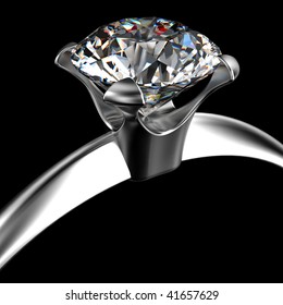 64,272 Diamond ring on black background Images, Stock Photos & Vectors ...