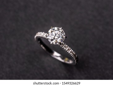 Diamond Ring. Jewelry Engagement Ring