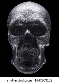 Diamond Skull In Jewelry Store
