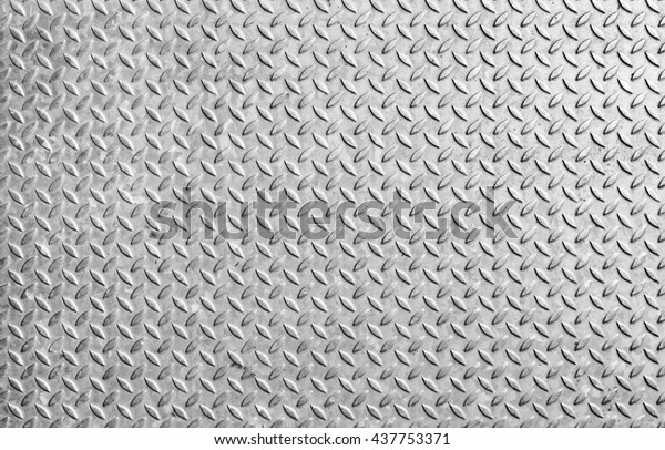 Diamond Steel Metal Sheet Steel Floor Stock Photo (edit Now) 437753371