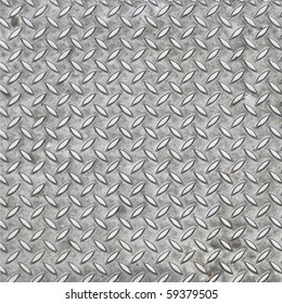 Diamond Steel Metal Sheet Useful As Background