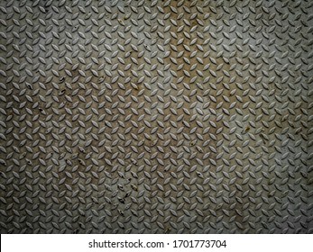 Diamond Steel Plate Texture Background.