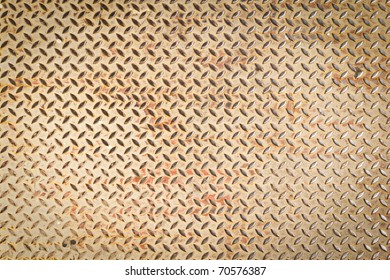 Diamond Steel Plate Texture For Background