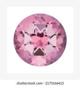 Diamond Topaz Baby Pink Shape Cushion Emerald Heart Marquise Octagon Checkerboard Oval Pear Square Trillion - Shutterstock ID 2173166413
