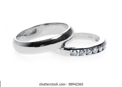 Diamond White Gold Bride Groom Wedding Stock Photo 38942365 | Shutterstock