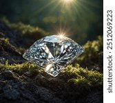 "Diamond-Like Radiance in Nature" captures the stunning brilliance found in natural phenomena that reflect light with a dazzling sparkle similar to that of diamonds. From the glittering surface of a s