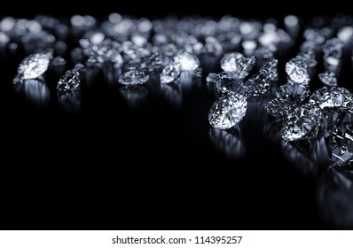 Diamonds background with space for text