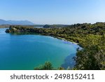 Diana lake in eastern coast of Corsica