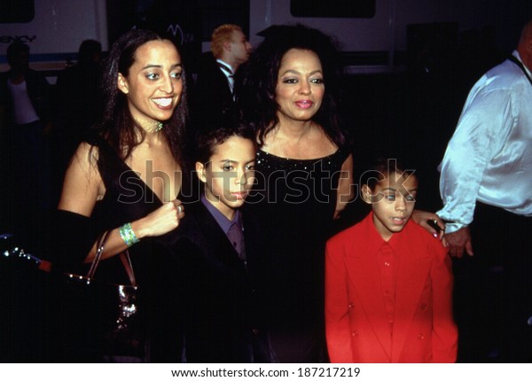 Diana Ross Family Including Son Ross Stock Photo (Edit Now) 187217219