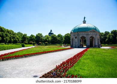 Diana Temple In The Hofgarten In Munich, Tourist Hotspot