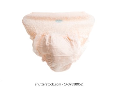 Diapers Isolated On White Background