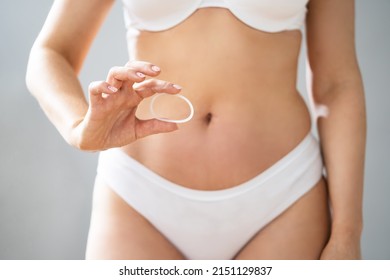Diaphragm Vaginal Contraceptive Ring. Spermicide Contraception And Birth Control