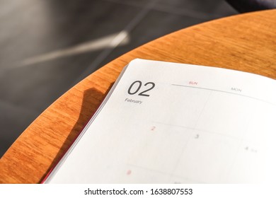 Diary Month 2020 Calander February