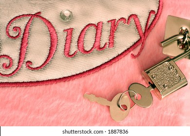 Diary With Open Lock