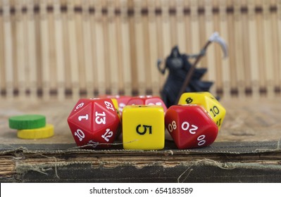 Dices Rpg Dnd Board Games On Stock Photo Shutterstock