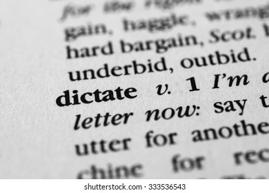 Dictate