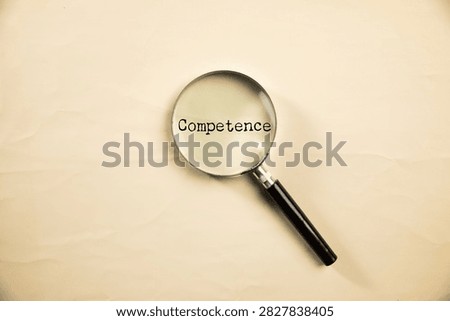 Dictionary definition of the word Competency