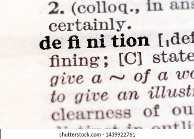 Dictionary definition of word definition, selective focus. - Shutterstock ID 1439922761
