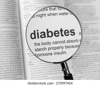 Dictionary highlighting Diabetes - Powered by Shutterstock