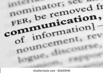 Dictionary Series - Communication