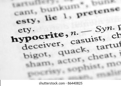 Dictionary Series - Hypocrite