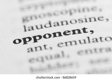 Dictionary Series - Opponent