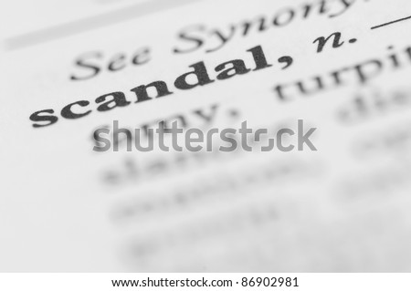 Dictionary Series - Scandal