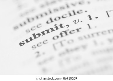Dictionary Series - Submit