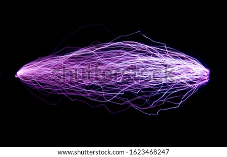Didactics of physics. Student’s project. This Spark discharge created in the air. Is used to observe the phenomenon.