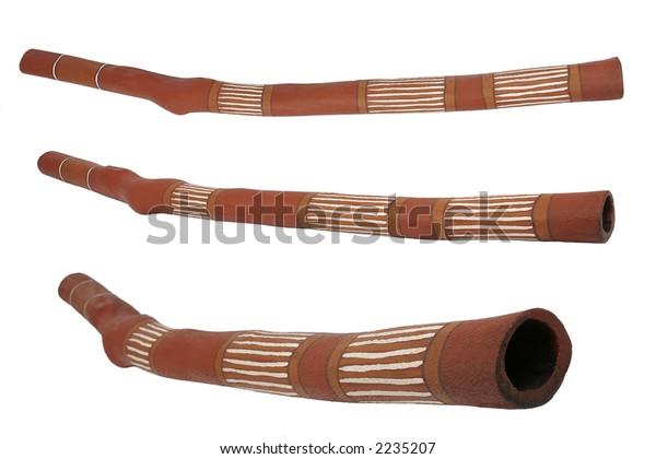 Didgeridoo Musical Instrument Australian Aboriginals 3 Stock Photo ...