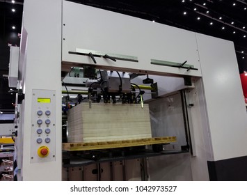 The  Die Cutting Machine ; Close Up
