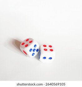 

A die is a small, cube-shaped object used in games of chance. Each of its six faces shows a different number of dots, from one to six. 